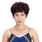 兰姬假发女式中老年蓬松短卷假发送妈妈自然发型短发假发女短发