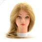金色美发头模全真发理发学徒公仔头假人头剪发真人发模特头