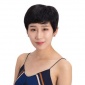 假发女士短发中老年假发真发短直发自然老年人化疗妈妈发假发头套